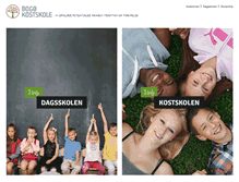 Tablet Screenshot of bogoe-kostskole.dk
